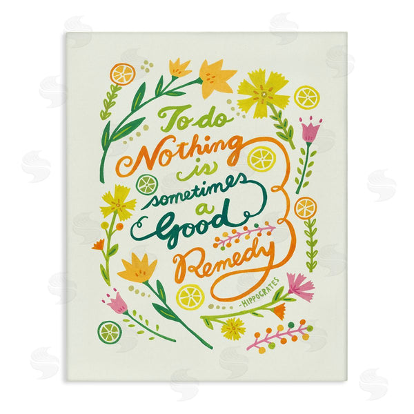 stupell industries Irene Chan | Doing Nothing Good Remedy