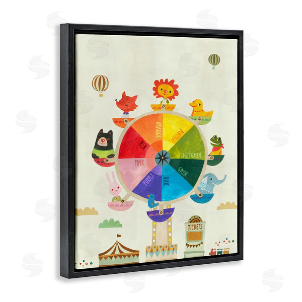 Stupell Industries Irene Chan | Educational Hue Ferris Wheel Wall Art