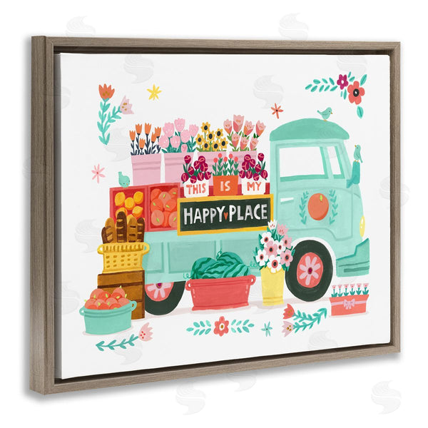 Stupell Industries Irene Chan | Happy Place Flower Truck