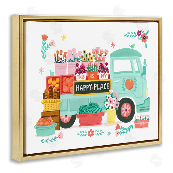 Stupell Industries Irene Chan | Happy Place Flower Truck