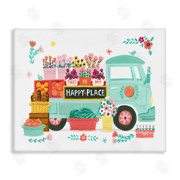 stupell industries Irene Chan | Happy Place Flower Truck