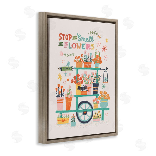 Stupell Industries Irene Chan | Inspiring Assorted Flower Cart Wall Art