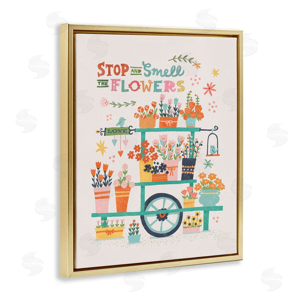 Stupell Industries Irene Chan | Inspiring Assorted Flower Cart Wall Art