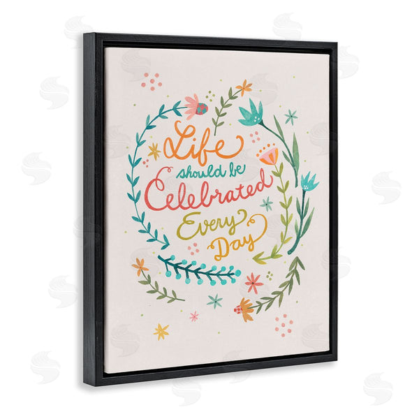 Stupell Industries Irene Chan | Life Celebrated With Floral Sprigs