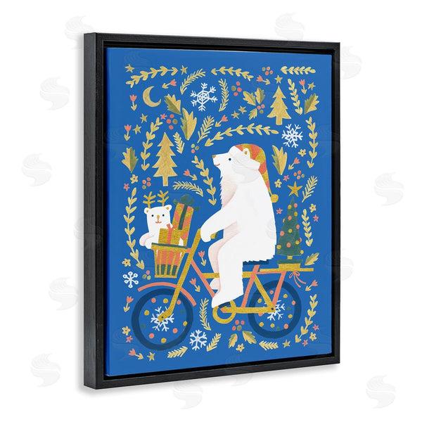 Stupell Industries Irene Chan | Polar Bears On Bicycle