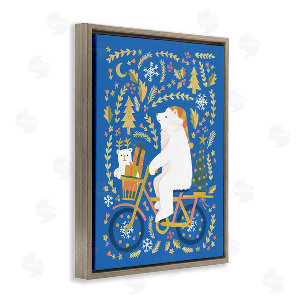 Stupell Industries Irene Chan | Polar Bears On Bicycle