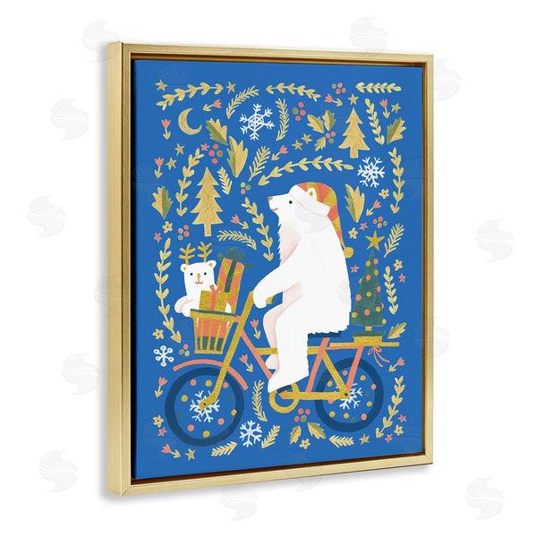 Stupell Industries Irene Chan | Polar Bears On Bicycle