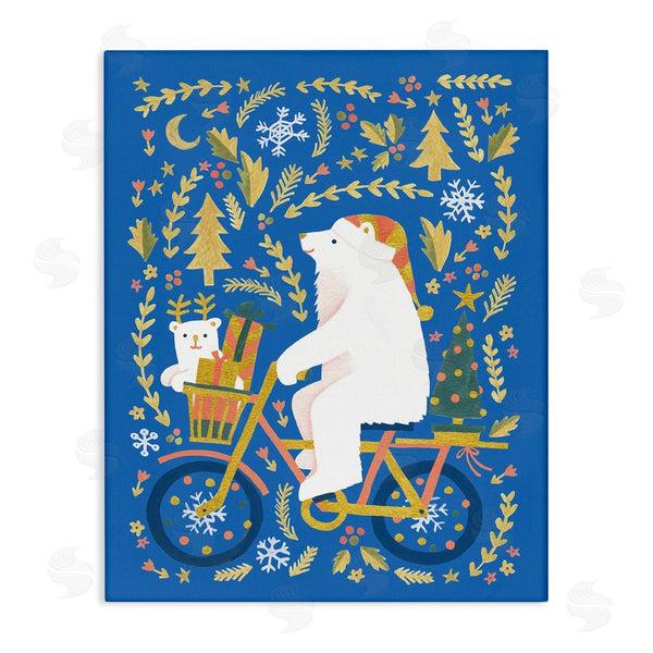 stupell industries Irene Chan | Polar Bears on Bicycle