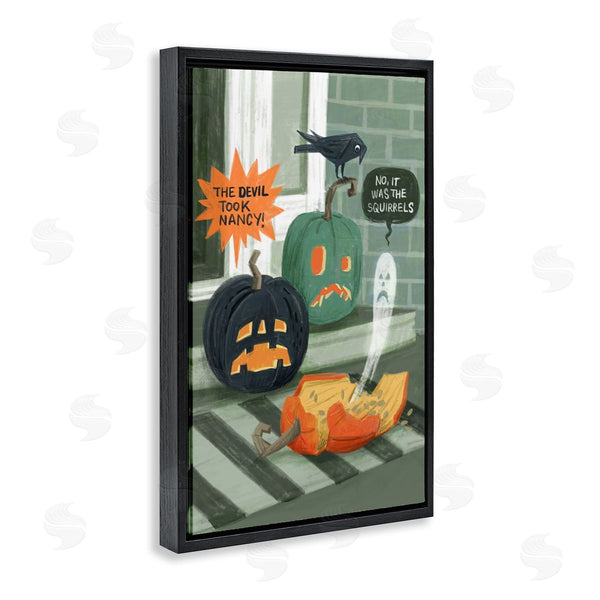 Stupell Industries Irene Chan | Porch Pumpkins Mystery