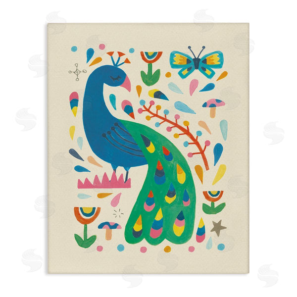 stupell industries Irene Chan | Pretty Peacock Patterns