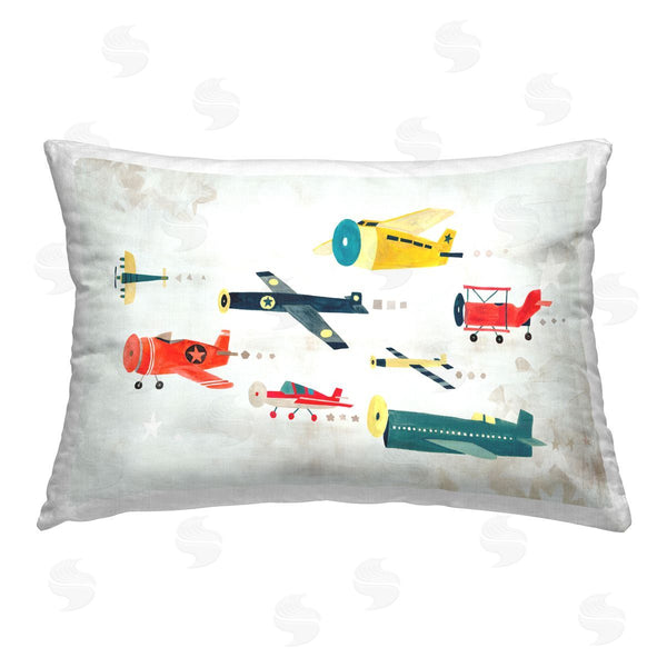 stupell industries Irene Chan | Scuba Diver Among Whales Printed Throw Pillow