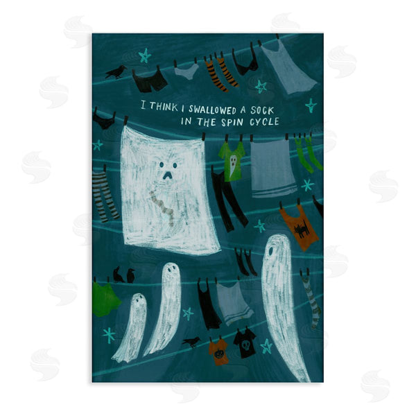 stupell industries Irene Chan | Spooky Laundry Mystery