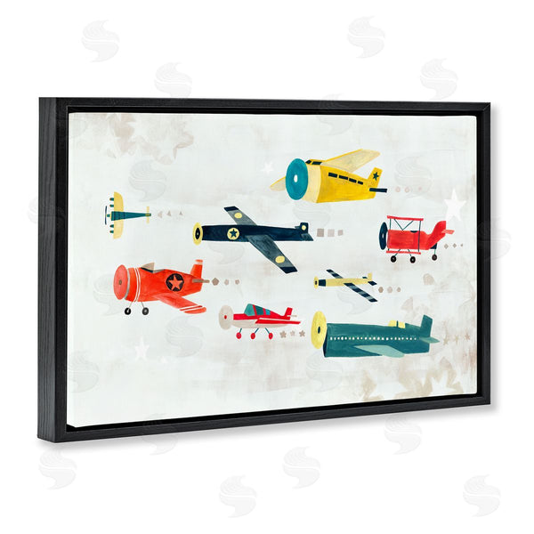 Stupell Industries Irene Chan | Various Vintage Airplanes