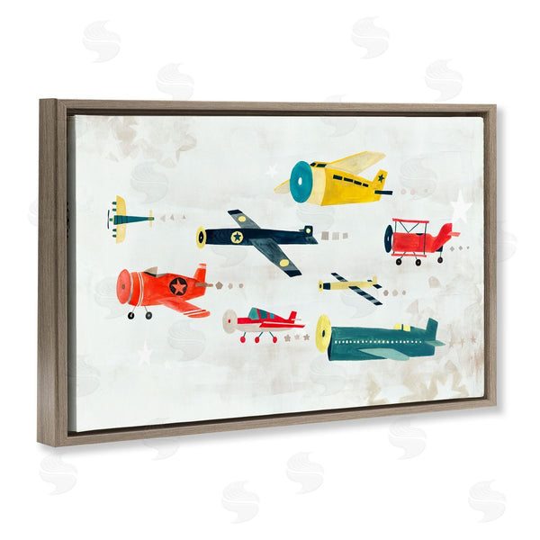 Stupell Industries Irene Chan | Various Vintage Airplanes