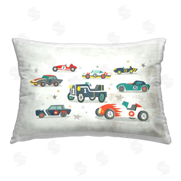 stupell industries Irene Chan | Various Vintage Airplanes Printed Throw Pillow