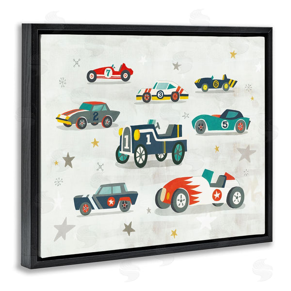 Stupell Industries Irene Chan | Vintage Antique Race Cars