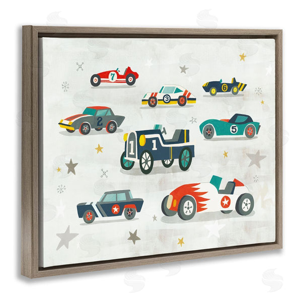 Stupell Industries Irene Chan | Vintage Antique Race Cars