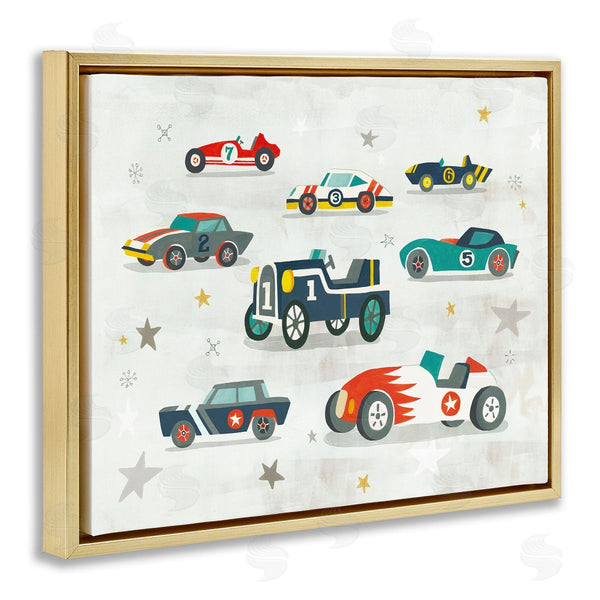 Stupell Industries Irene Chan | Vintage Antique Race Cars