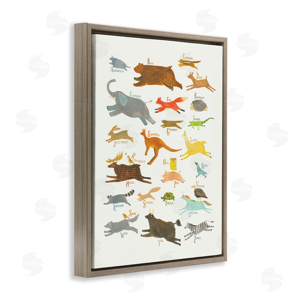 Stupell Industries Irene Chan | Wild Animals Alphabet