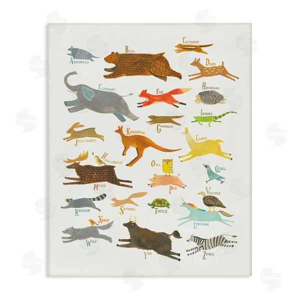 stupell industries Irene Chan | Wild Animals Alphabet
