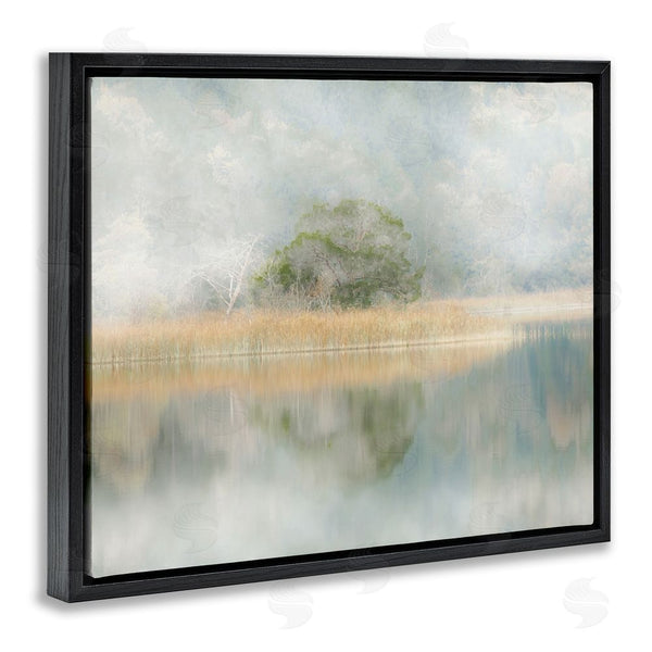 Stupell Industries Irene Weisz | Abstract Misty Lake Wall Art