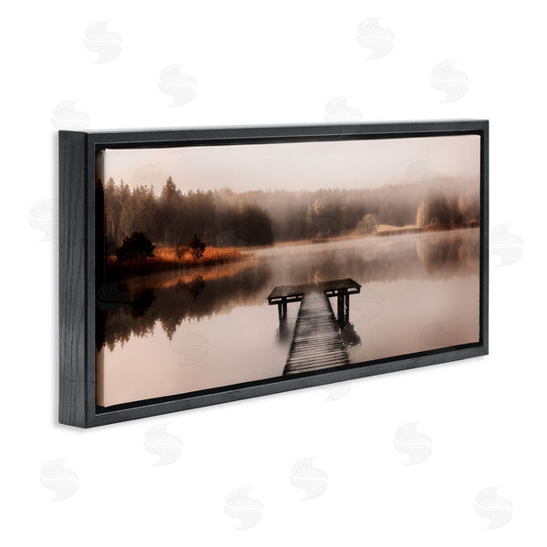 Stupell Industries Irene Weisz | Foggy Lake Pier Wall Art
