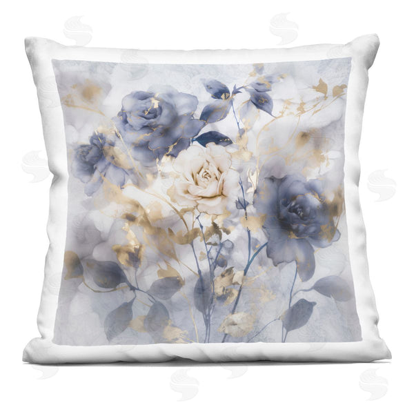 stupell industries Irene Weisz | Muted Roses with Glam Detail Printed Throw Pillow