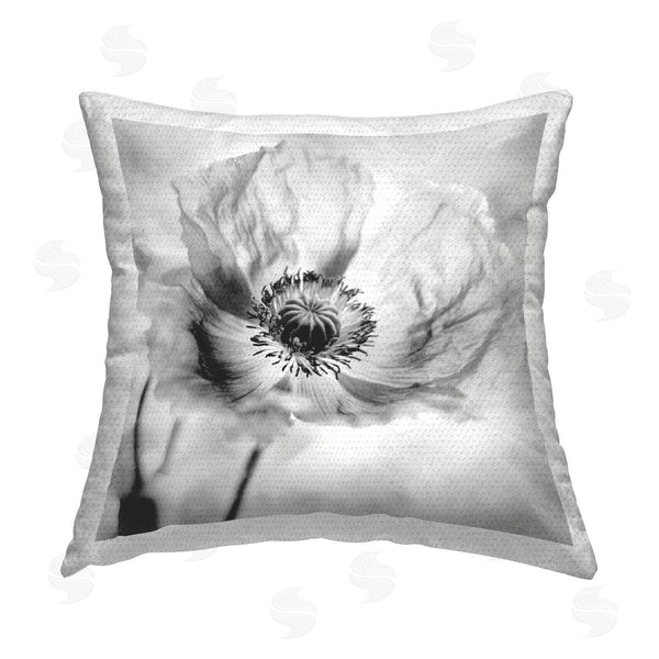 Stupell Industries Irene Weisz | Poppy Anther View Printed Throw Pillow