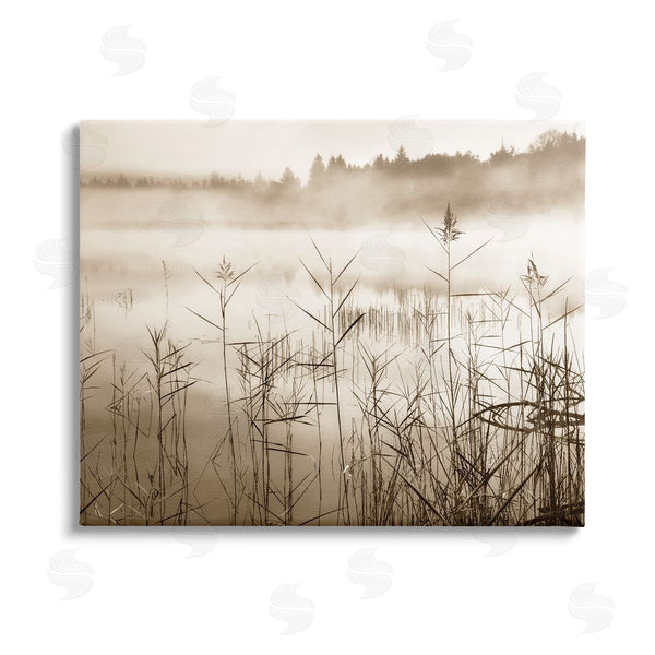 stupell industries Irene Weisz | Sepia Foggy Lake View Wall Art