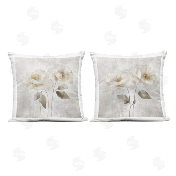 Stupell Industries Irene Weisz | Soft Chic Roses Printed Throw Pillow Set
