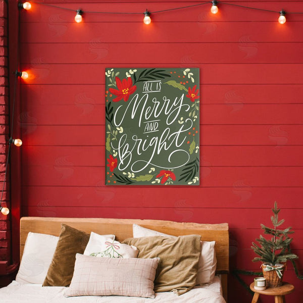 Stupell Industries Isabela Schielke | Floral Merry And Bright