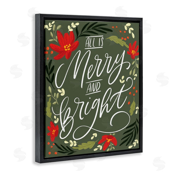 Stupell Industries Isabela Schielke | Floral Merry And Bright