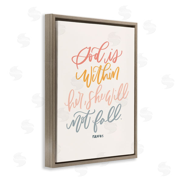 Stupell Industries Isabela Schielke | Inspirational She Will Not Fall