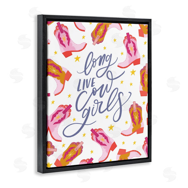 Stupell Industries Isabela Schielke | Long Live Cowgirls Pattern