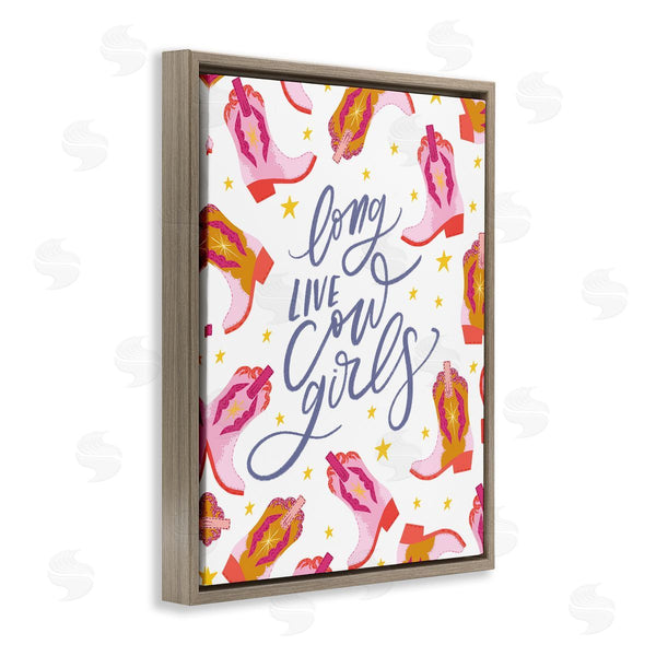 Stupell Industries Isabela Schielke | Long Live Cowgirls Pattern