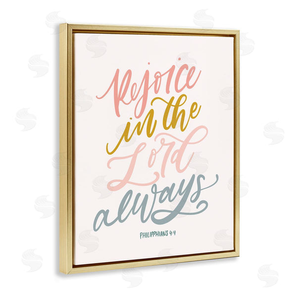 Stupell Industries Isabela Schielke | Rejoice In The Lord Always