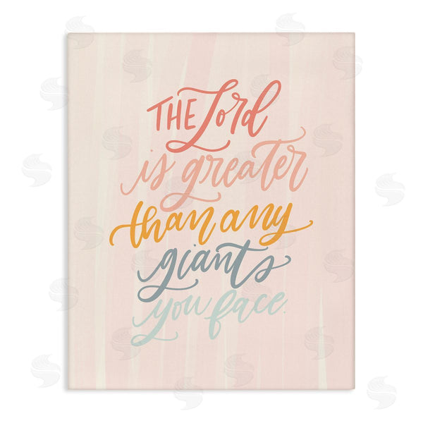 stupell industries Isabela Schielke | The Lord Is Greater Proverb