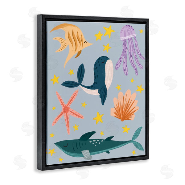 Stupell Industries Isabela Schielke | Whimsical Marine Creatures