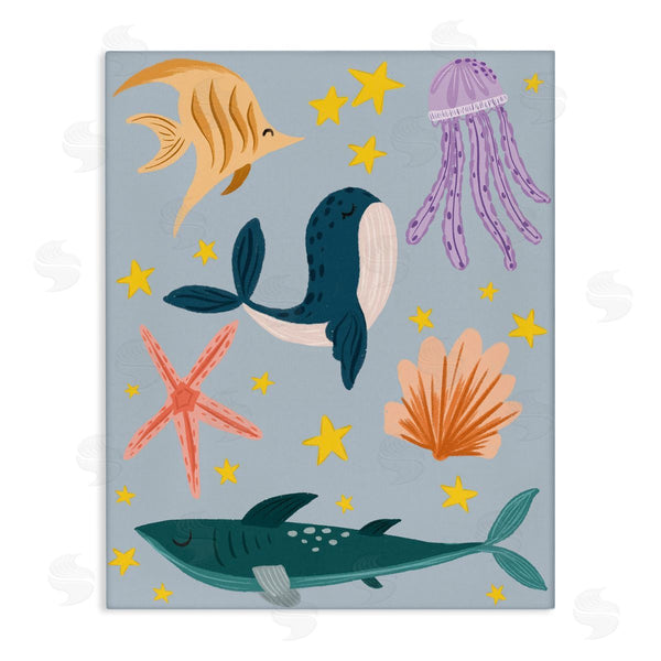 stupell industries Isabela Schielke | Whimsical Marine Creatures