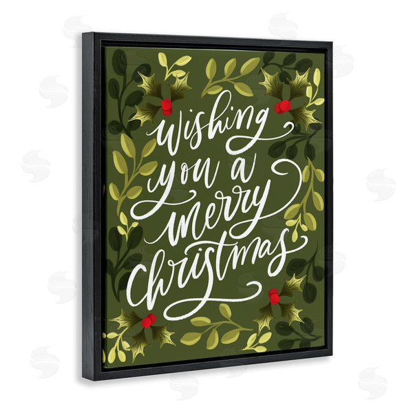 Stupell Industries Isabela Schielke | Wishing You Merry Christmas Wall Art