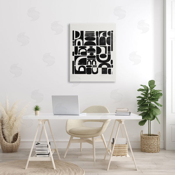 Stupell Industries Ishita Banerjee | Arched Shape Arrangement Modern Geometric Collage Wall Art