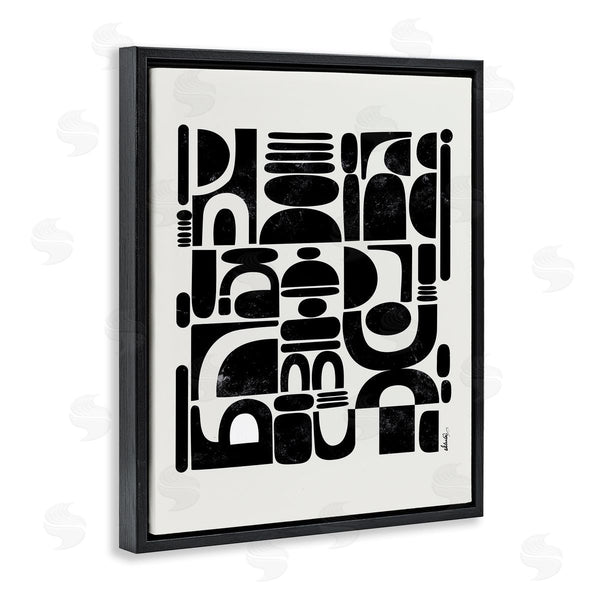 Stupell Industries Ishita Banerjee | Arched Shape Arrangement Modern Geometric Collage Wall Art