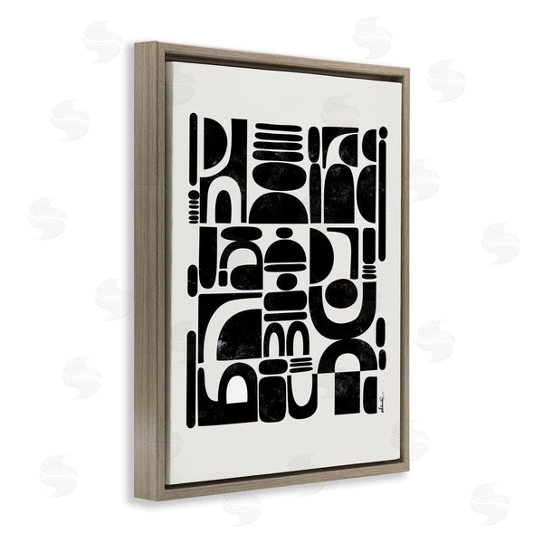 Stupell Industries Ishita Banerjee | Arched Shape Arrangement Modern Geometric Collage Wall Art