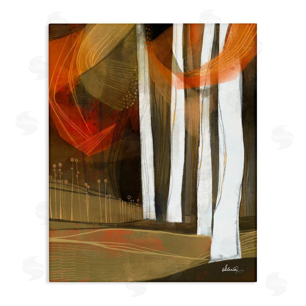 stupell industries Ishita Banerjee | Modern Field Landscape Trees Wall Art