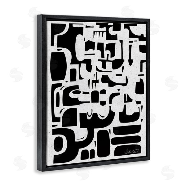 Stupell Industries Ishita Banerjee | Noir Contemporary Shapes Wall Art