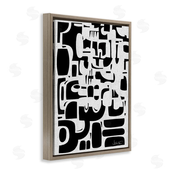Stupell Industries Ishita Banerjee | Noir Contemporary Shapes Wall Art