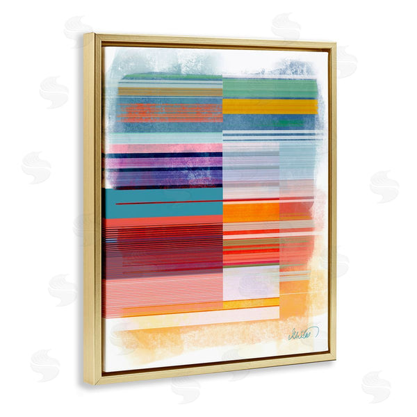 Stupell Industries Ishita Banerjee | Patterned Rainbow Abstract