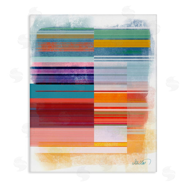 stupell industries Ishita Banerjee | Patterned Rainbow Abstract