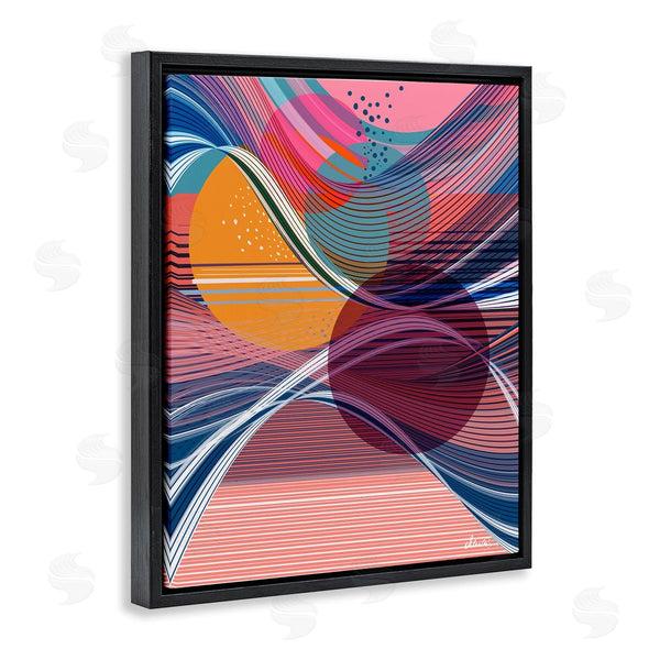Stupell Industries Ishita Banerjee | Waves & Circles Abstraction