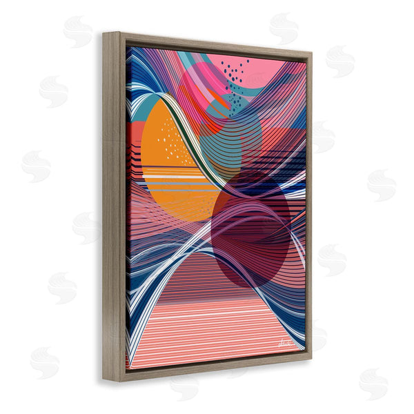 Stupell Industries Ishita Banerjee | Waves & Circles Abstraction